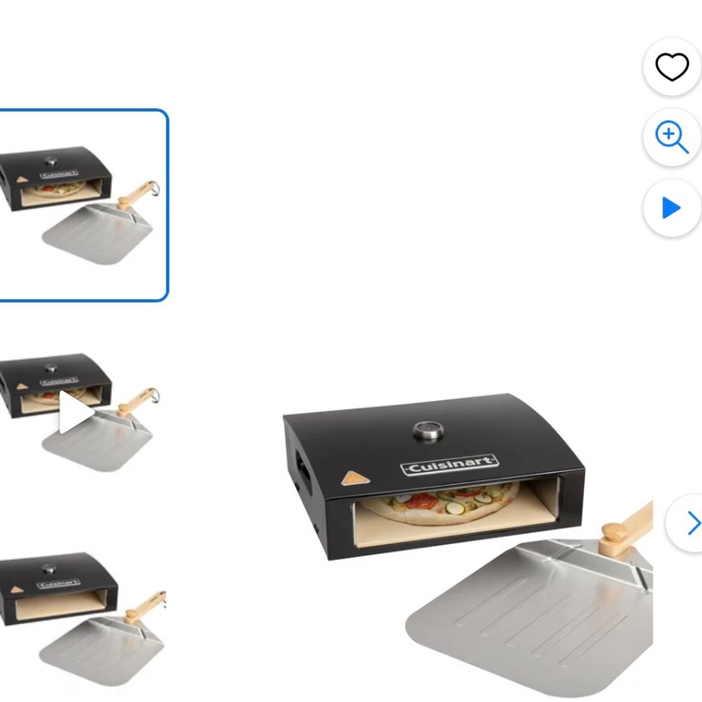 Cuisinart pizza oven for grill
